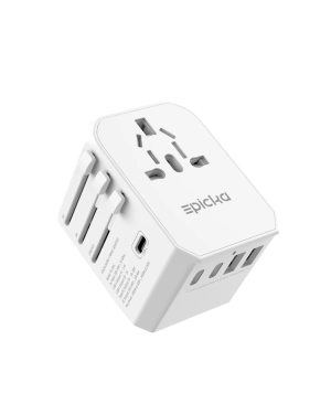 epicka-travel-adapter-ta-105c-30w-1 Epicka world travel adapter with USB-C and USB ports