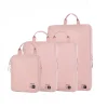 pink-nylon-compression-packing-cubes-set Epicka pink packing cube set S, M, L