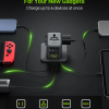 pulse-duo-65w-multi-device-charging-hub Epicka multi-port universal travel adapter charging phone, Switch, and tablet via USB-A, USB-C, and universal sockets.