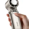 silver-foldable-turbo-handheld-fan EPICKA bladeless handheld cooler