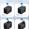 ta-105-max-75w-all-in-one-travel-adapter Universal travel adapter with USA, AUS, UK, EU plugs and USB ports.